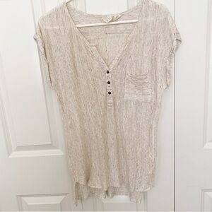 - C&C California 100% Linen Top